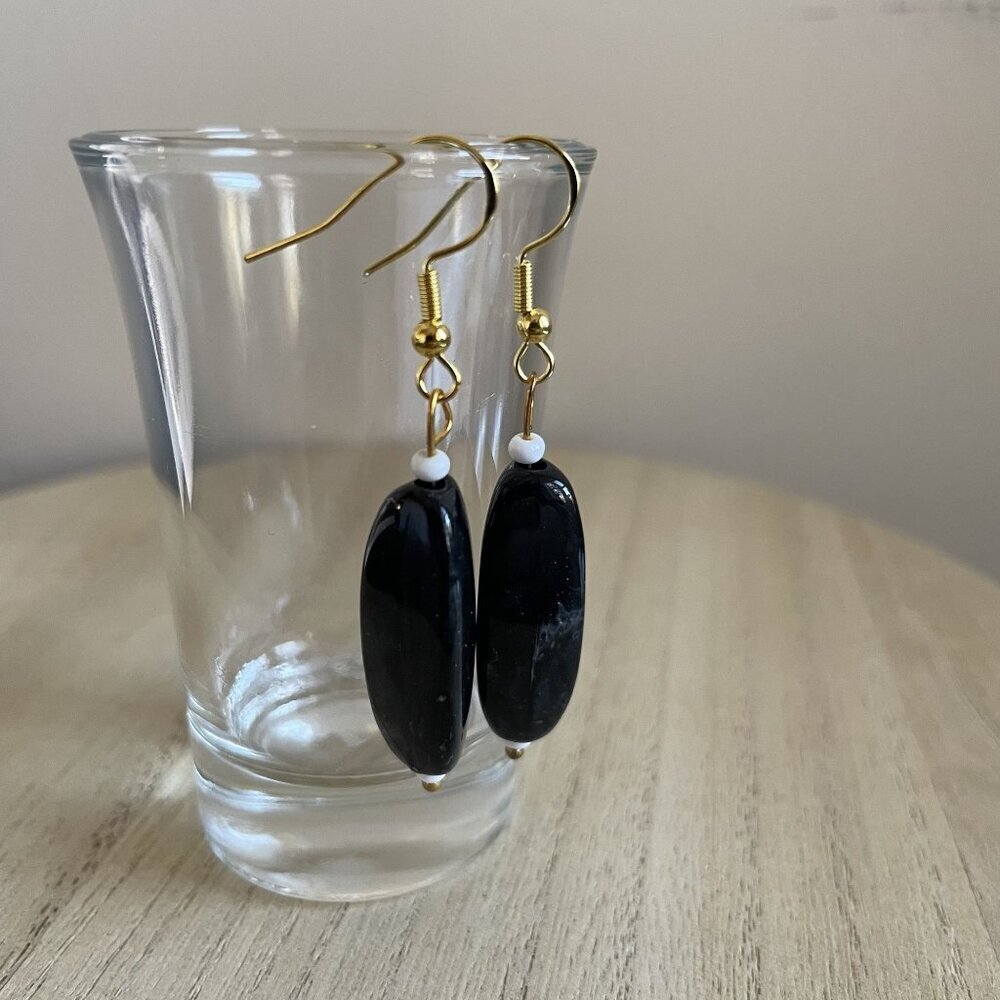 Roxana Beaded, Earrings, boho, chic, handmade, casual, gold, silver, delicate, l